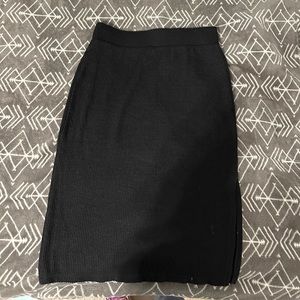 Black pencil skirt, Time and Tru